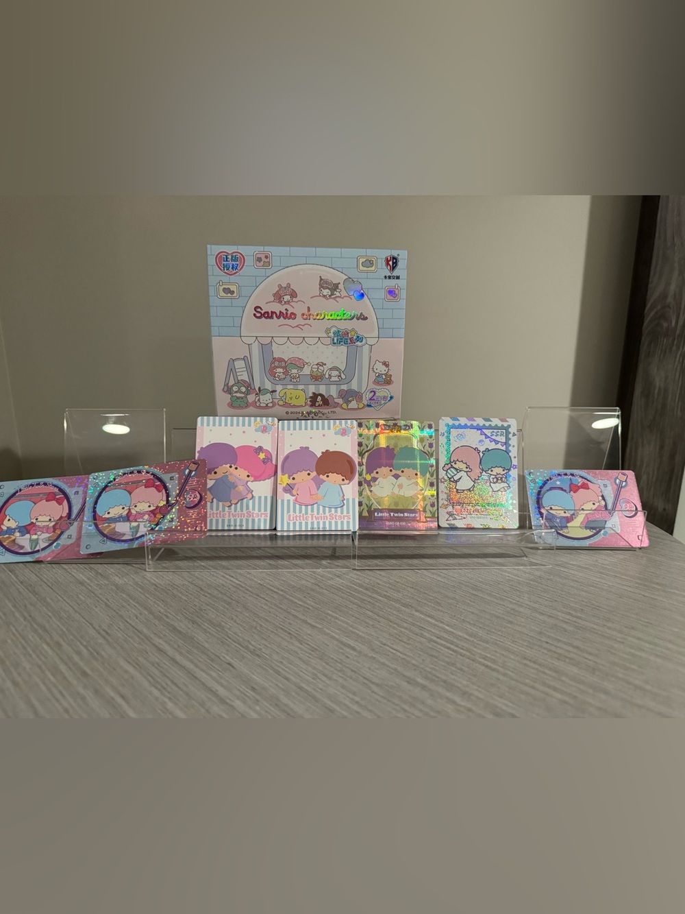 Sanrio Little Twin Stars Set of 7 Trading Cards